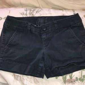 American Eagle navy cargo shorts